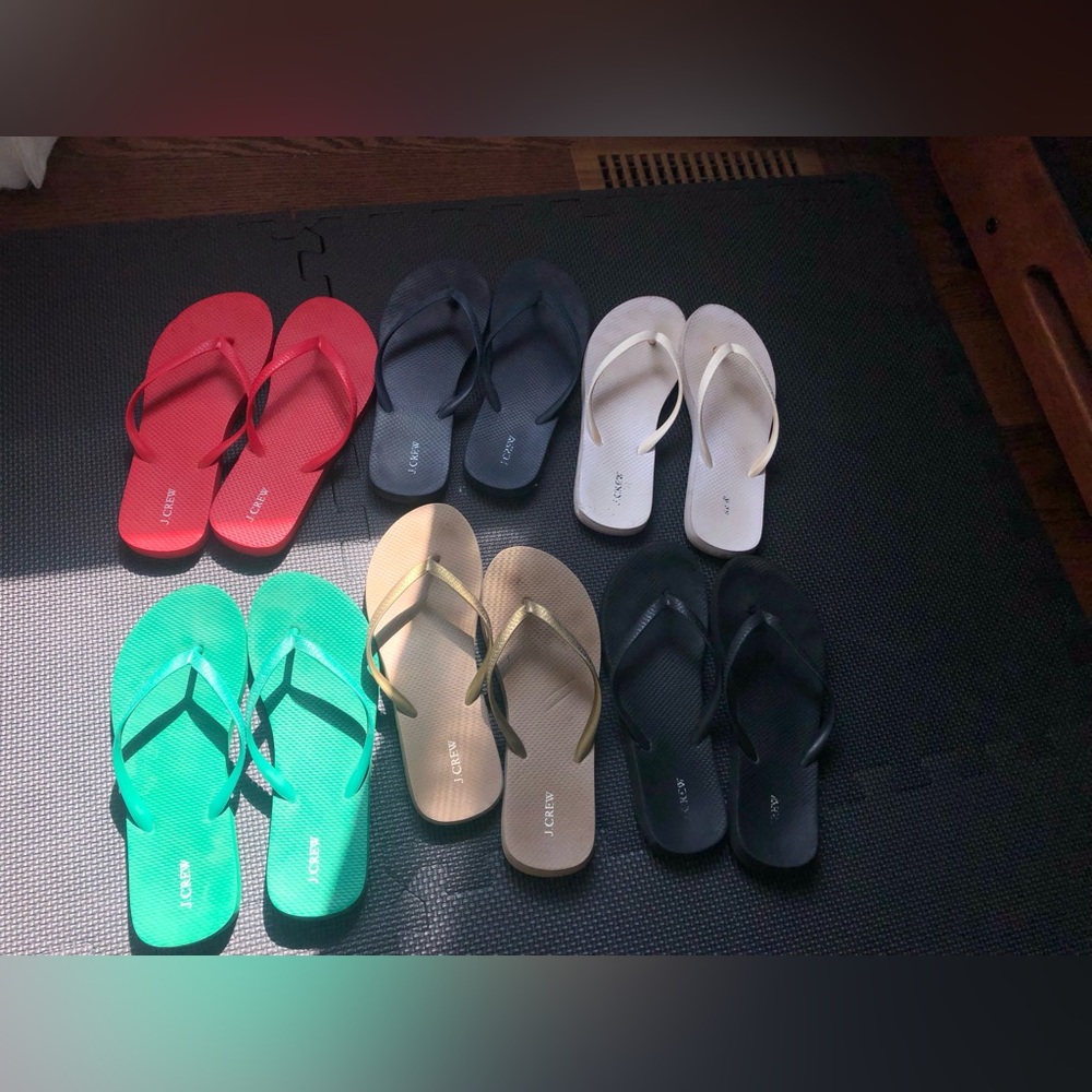 J-crew flip flop lot